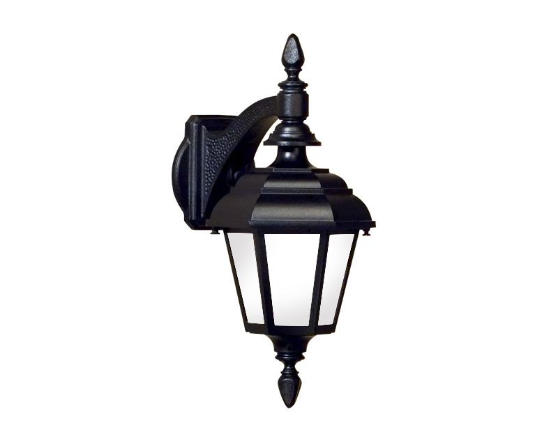 Value Line (6 Sided), Small Fluorescent, aluminum, Wall Mount, opal acrylic, (1) 26W CFL, 120V